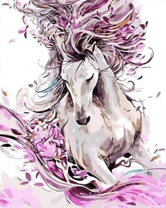 paint by numbers | Beautiful Horse in Pink | animals easy horses new arrivals | FiguredArt