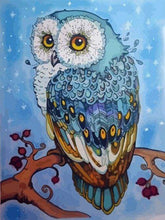 Load image into Gallery viewer, paint by numbers | Beautiful Owl | animals intermediate new arrivals owls | FiguredArt