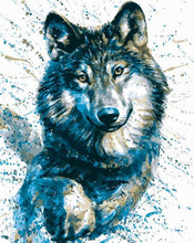 Load image into Gallery viewer, paint by numbers | Beautiful Wolf | animals intermediate new arrivals wolves | FiguredArt