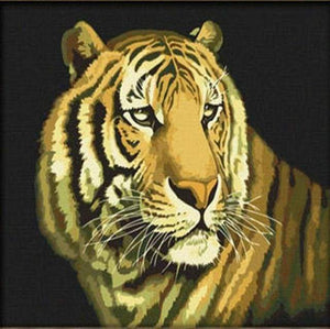 paint by numbers | Bengal Tiger | animals easy tigers | FiguredArt