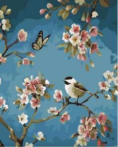 paint by numbers | Birds Painting 1 | animals birds butterflies easy flowers | FiguredArt