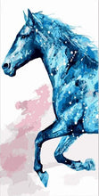 Load image into Gallery viewer, paint by numbers | Blue Horse | animals horses intermediate | FiguredArt