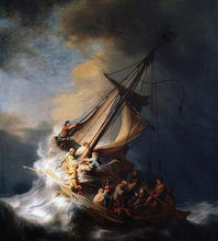 Load image into Gallery viewer, paint by numbers | Boat in the Storm | advanced new arrivals ships and boats | FiguredArt