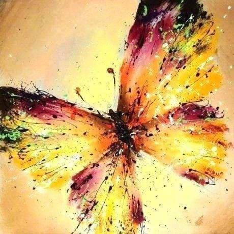 paint by numbers | Bright colors Butterfly | advanced animals butterflies new arrivals | FiguredArt