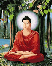 Load image into Gallery viewer, paint by numbers | Buddha Meditation | intermediate religion | FiguredArt
