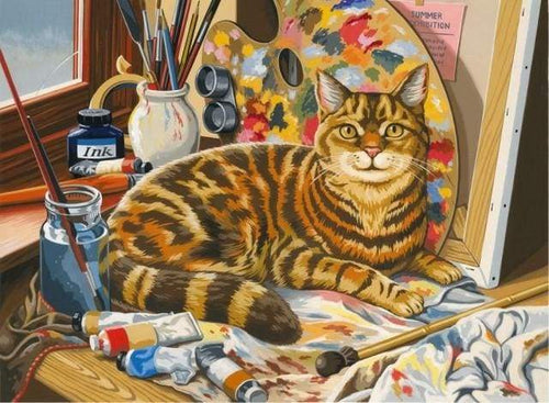 paint by numbers | Cat Painting | animals cats easy | FiguredArt