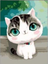 Load image into Gallery viewer, paint by numbers | Cat with blue eyes | animals cats easy | FiguredArt