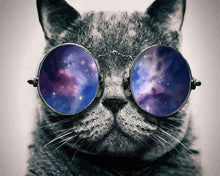 Load image into Gallery viewer, paint by numbers | Cat with Sunglasses | advanced animals cats | FiguredArt