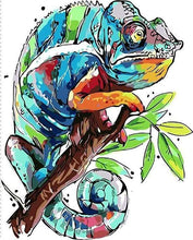 Load image into Gallery viewer, paint by numbers | Chameleon | animals easy frogs | FiguredArt