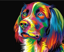 Load image into Gallery viewer, Paint by numbers | Pop Art Dog | animals dogs easy Pop Art | Figured&#39;Art