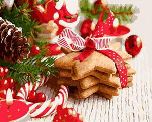 paint by numbers | Christmas cookies | christmas intermediate kitchen | FiguredArt