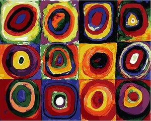 paint by numbers | Circles | abstract easy | FiguredArt