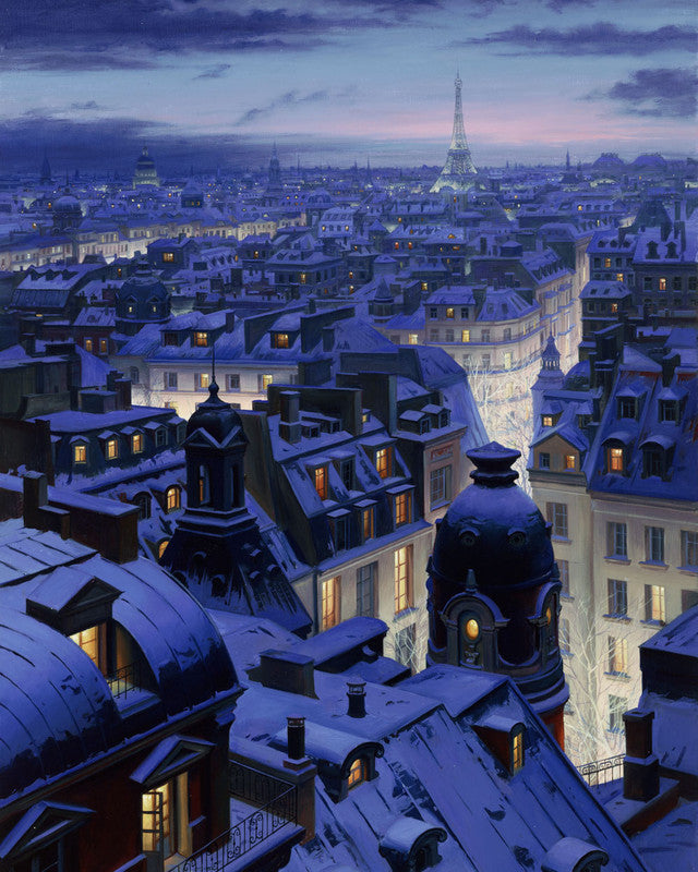 Paint by numbers | Paris Roofs | intermediate new arrivals landscapes cities | Figured'Art