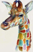 Load image into Gallery viewer, paint by numbers | Colorful Giraffe | animals easy giraffes | FiguredArt