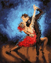 Load image into Gallery viewer, paint by numbers | Crazy Tango | dance intermediate romance | FiguredArt