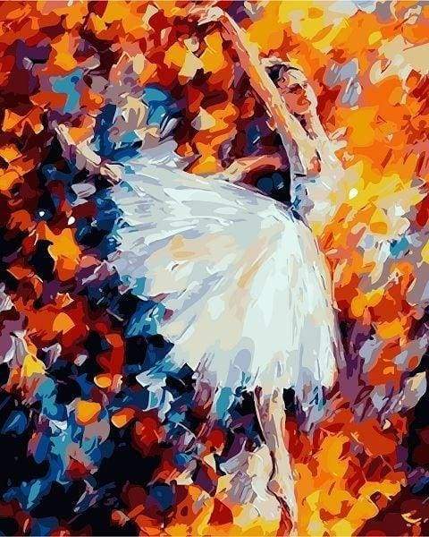 paint by numbers | Dancer in Color | dance intermediate | FiguredArt