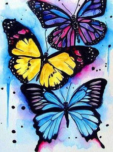 Diamond Painting | Diamond Painting - Butterflies | animals butterflies Diamond Painting Animals | FiguredArt