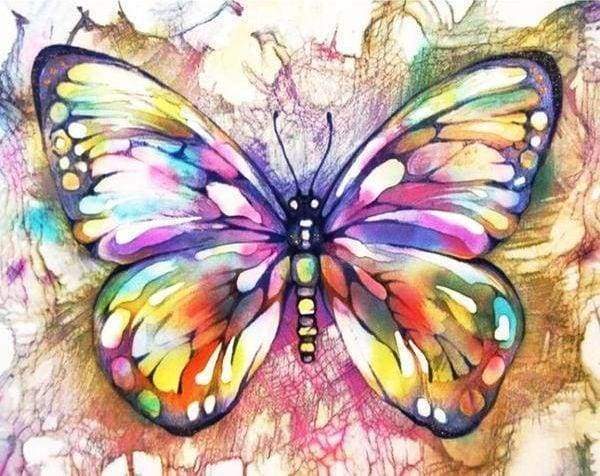 Diamond Painting | Diamond Painting - Butterfly and Colors | animals butterflies Diamond Painting Animals | FiguredArt
