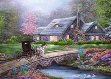 Load image into Gallery viewer, Diamond Painting | Diamond Painting - Carriage on the Bridge | Diamond Painting Landscapes landscapes | FiguredArt