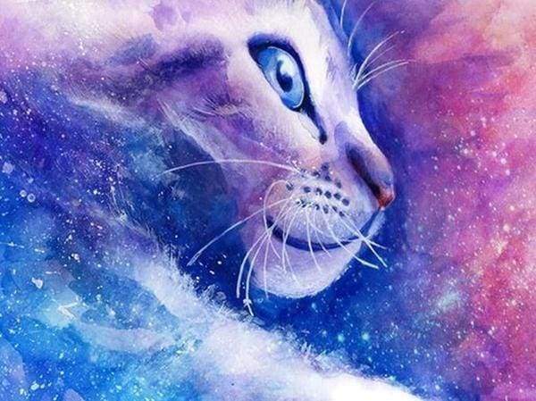 Diamond Painting | Diamond Painting - Cat Fantasy | animals cats Diamond Painting Animals | FiguredArt