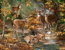 Load image into Gallery viewer, Diamond Painting | Diamond Painting - Deer Family | animals Diamond Painting Animals | FiguredArt