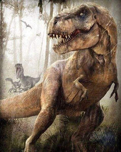 Diamond Painting | Diamond Painting - Dinosaurs Jurassic Park | animals Diamond Painting Animals dinosaurs | FiguredArt