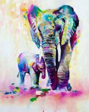 Load image into Gallery viewer, Diamond Painting | Diamond Painting - Elephant and calf | animals Diamond Painting Animals elephants | FiguredArt