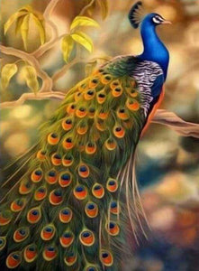 Diamond Painting | Diamond Painting - Female Peacock | animals Diamond Painting Animals peacocks | FiguredArt
