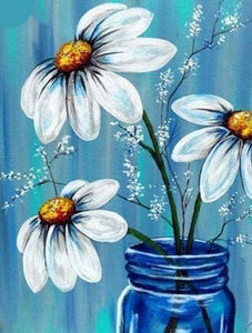 Diamond Painting | Diamond Painting - Flower Vase | Diamond Painting Flowers flowers | FiguredArt