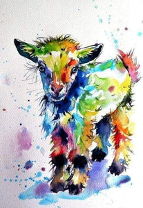 Diamond Painting | Diamond Painting - Goat Pop Art | animals Diamond Painting Animals pop art | FiguredArt