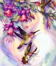 Load image into Gallery viewer, Diamond Painting | Diamond Painting - Hummingbirds in Flight | animals Diamond Painting Animals | FiguredArt