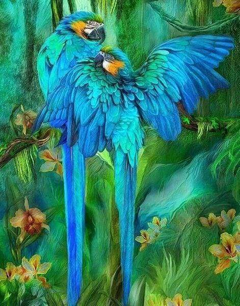 Diamond Painting - Large Parrots – Figured'Art