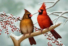 Load image into Gallery viewer, Diamond Painting | Diamond Painting - Little Birds on Branch | animals birds Diamond Painting Animals | FiguredArt