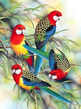 Load image into Gallery viewer, Diamond Painting | Diamond Painting - Parrots on Branch | animals birds Diamond Painting Animals parrots | FiguredArt