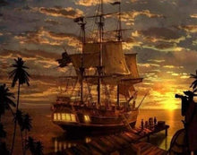 Load image into Gallery viewer, Diamond Painting | Diamond Painting - Pirate Ship | Diamond Painting Ships ships | FiguredArt