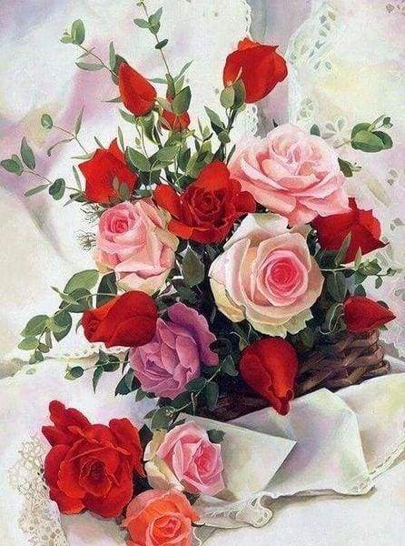 Diamond Painting - Roses Beautiful Flowers – Figured'Art