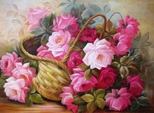 Load image into Gallery viewer, Diamond Painting | Diamond Painting - Roses in a Basket | Diamond Painting Flowers flowers | FiguredArt