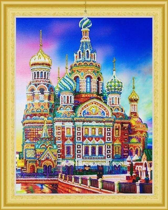 Diamond Painting | Diamond Painting - Russian Church | cities Diamond Painting Cities Diamond Painting Religion religion | FiguredArt