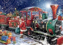 Load image into Gallery viewer, Diamond Painting | Diamond Painting - Santa Claus and Train | christmas Diamond Painting Religion religion | FiguredArt