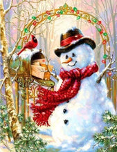 Load image into Gallery viewer, Diamond Painting | Diamond Painting - Snowman | animals Diamond Painting Animals winter | FiguredArt