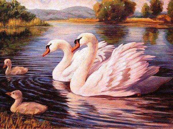 ダイヤモンドアートクラブ Swan Pond Swan Pond – Diamond Art Club