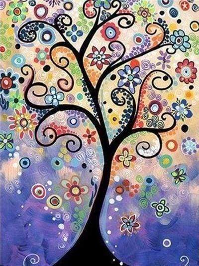 Diamond Painting | Diamond Painting - Tree of Life Design | Diamond Painting Romance romance trees | FiguredArt