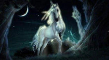 Load image into Gallery viewer, Diamond Painting | Diamond Painting - Unicorn in the dark | animals Diamond Painting Animals unicorns | FiguredArt