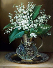Load image into Gallery viewer, Diamond Painting | Diamond Painting - Vase of Lily of the Valley Flowers | Diamond Painting Flowers flowers | FiguredArt