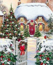 Load image into Gallery viewer, Diamond Painting | Diamond Painting - Winter House | Diamond Painting Landscapes landscapes winter | FiguredArt