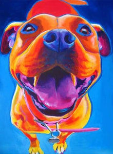 paint by numbers | Dog Color Language | animals dogs intermediate | FiguredArt