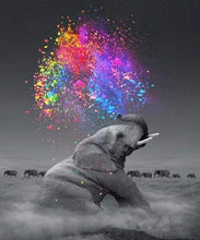 Load image into Gallery viewer, paint by numbers | Elephant Art colors | advanced animals elephants Pop Art | FiguredArt