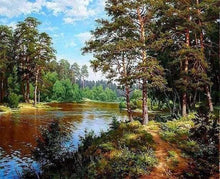 Load image into Gallery viewer, paint by numbers | Forest landscape Summer time | advanced landscapes | FiguredArt