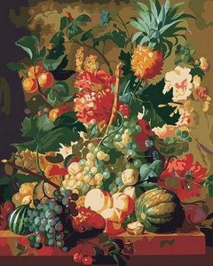 paint by numbers | Fruits on the Table | flowers intermediate | FiguredArt