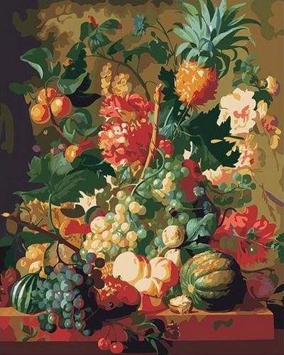 paint by numbers | Fruits on the Table | flowers intermediate | FiguredArt